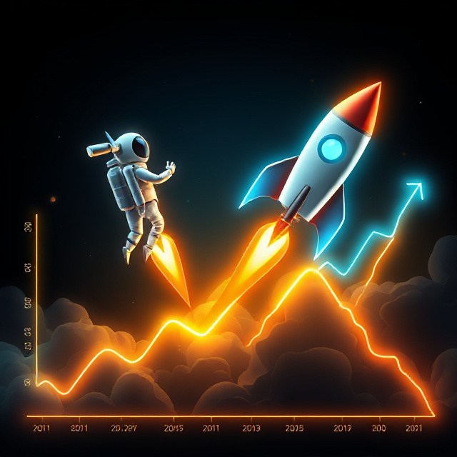 Spaceman versus High Flyer volatility comparison chart rockets