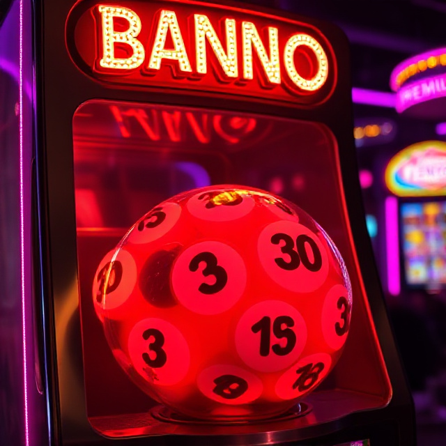 Vegas Ball Bonanza bingo style ball machine hero neon Vegas