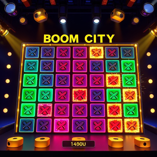 Boom City live dice grid game show
