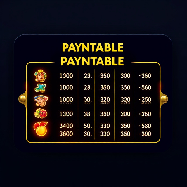 How to read a slot paytable and paylines