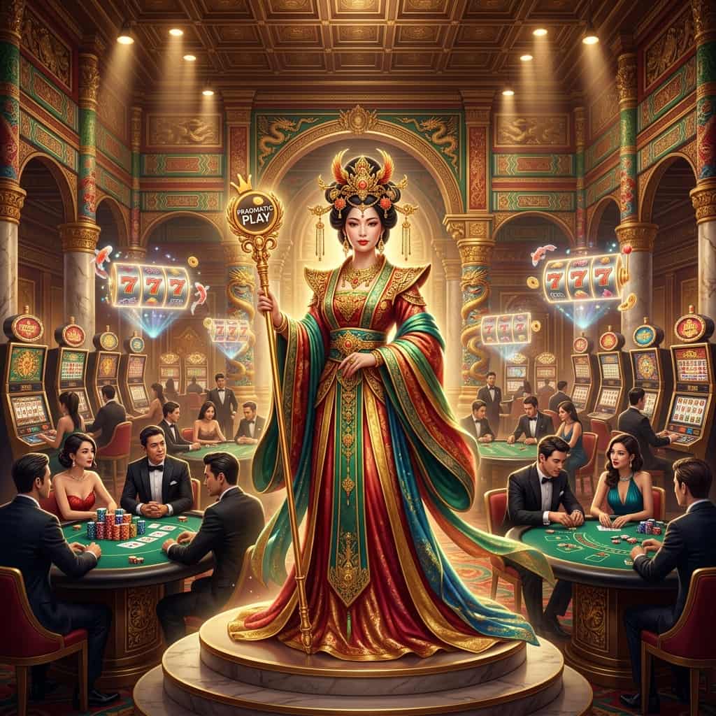 A hyper-realistic 1:1 cyberpunk cityscape image showcasing a futuristic metropolis dominated by holographic Pragmatic Play advertisements. A sleek Asian female presenter with cybernetic enhancements holds a glowing orb projecting slot machine symbols. The image aims to immediately capture attention and convey a sense of excitement, innovation, and limitless gaming possibilities for players.



